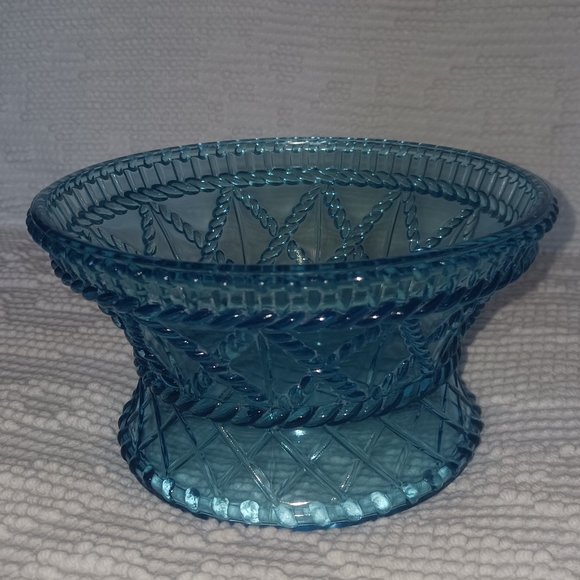 A Vintage Blue Candy/Nut Bowl - Picture 1 of 5